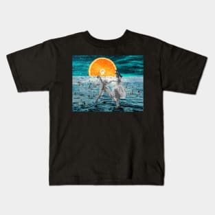 So Long, See You Whenever. A Digital Collage Art Kids T-Shirt